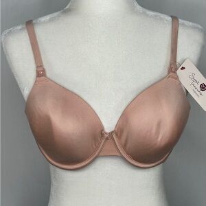 Secret Treasures Maternity T-Shirt Nursing Clip Bra Underwire‎ Sz 36C